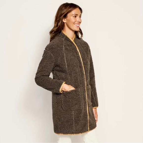 NWOT ORVIS Sherpa Cozy Cocoon Fleece Jacket XL - Picture 3 of 10